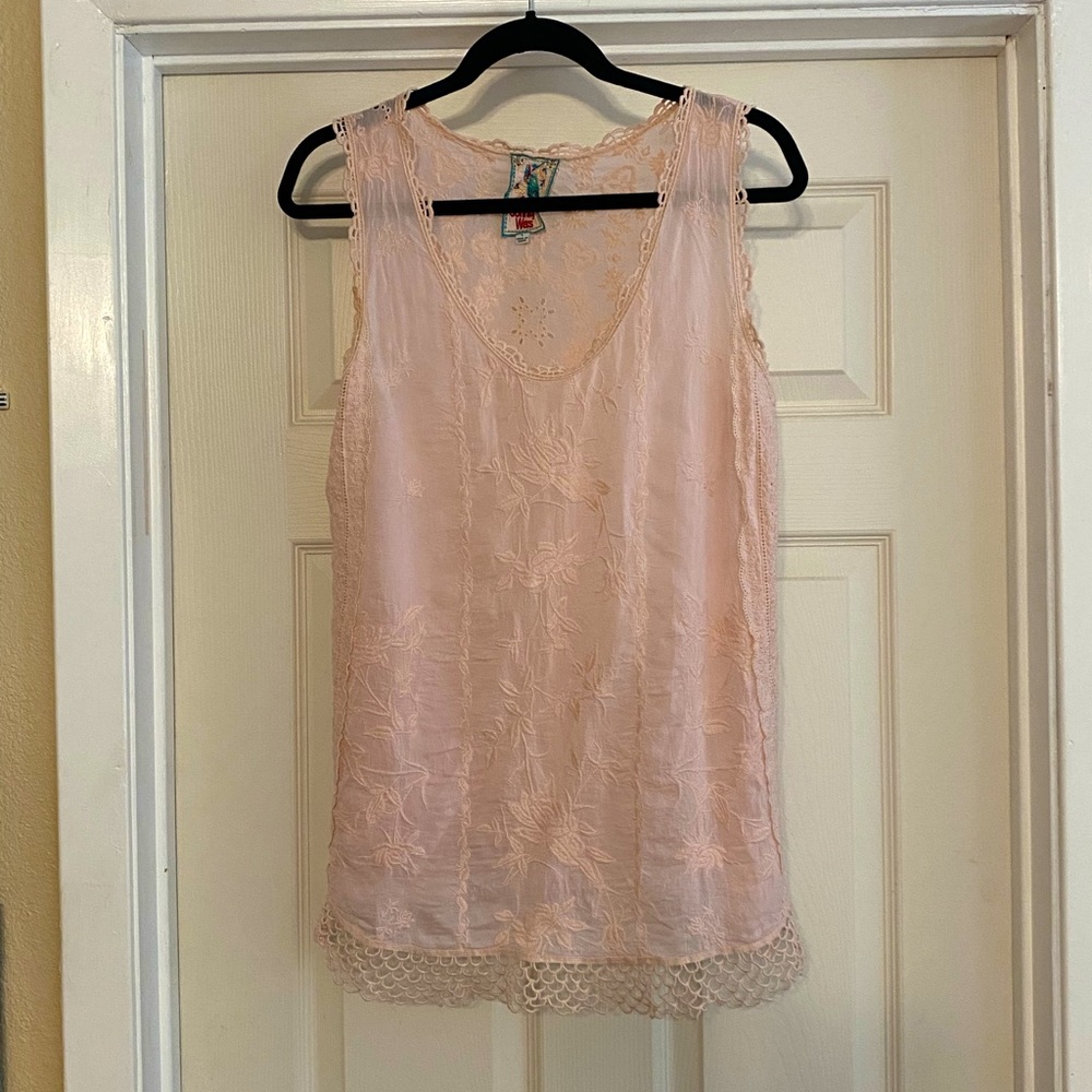 Johnny Was Lacy shell / cami.